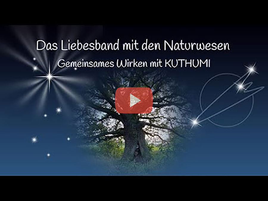 Das Liebesband mit den Naturwesen, gemeinsames Wirken mit Kuthumi - Meditation Offenes Treffen vom 26.09.2021