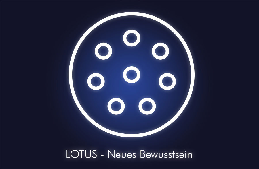 Kristall LOTUS-Neues Bewusstsein